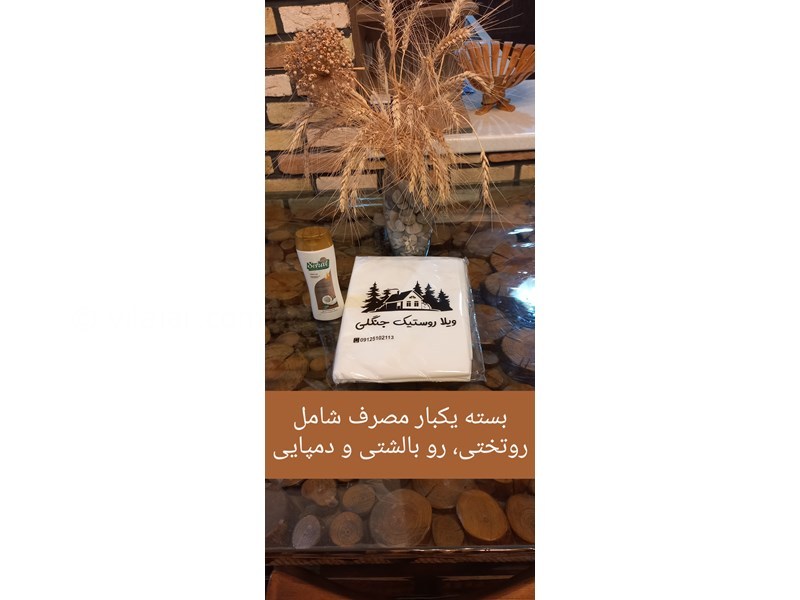 عکس شماره 738446 - اجاره ویلا روستیک جنگلی در کلاردشت - 