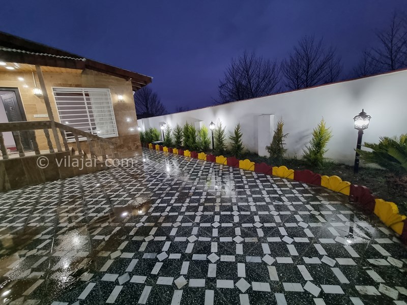 عکس شماره 740526 - اجاره ویلا در تنکابن - حیاط و باغچه ویلا