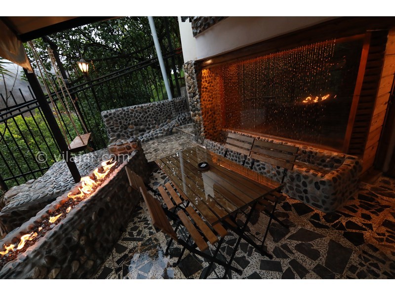 عکس شماره 741773 - ویلا جنگلی رامسر با سونا و جکوزی - تراس اب و اتش