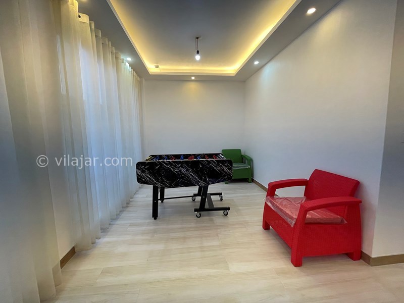 عکس شماره 744755 - اجاره ویلا استخردار در رامسر - فوتبال دستی در نشیمن طبقه اول