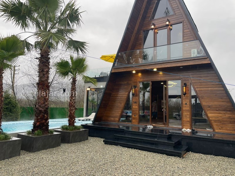 عکس شماره 747432 - کلبه چوبی استخر روباز نزدیک رامسر - 