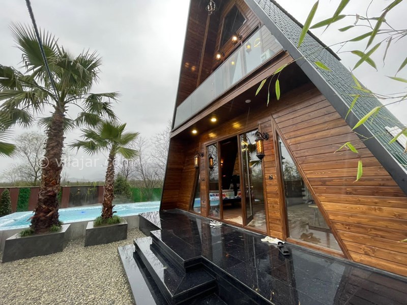 عکس شماره 747434 - کلبه چوبی استخر روباز نزدیک رامسر - 