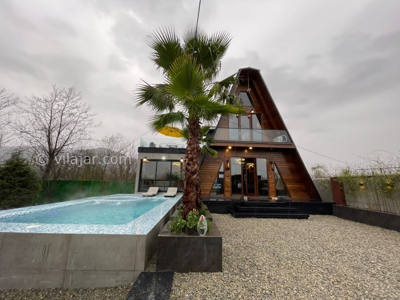 عکس شماره 747437 - کلبه چوبی استخر روباز نزدیک رامسر - 