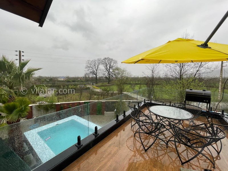 عکس شماره 747440 - کلبه چوبی استخر روباز نزدیک رامسر - 