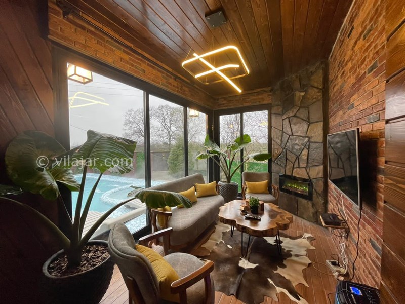 عکس شماره 747456 - کلبه چوبی استخر روباز نزدیک رامسر - 