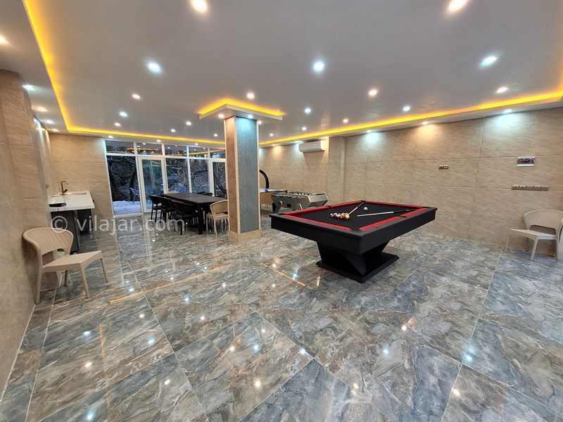 عکس شماره 751534 - ویلا با استخر لب رودخانه ماسال - سالن بازی