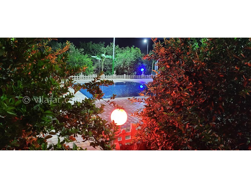 عکس شماره 754135 - اجاره ویلا با استخر و جکوزی در دزفول - نمای شب