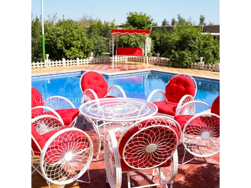 عکس شماره 754136 - اجاره ویلا با استخر و جکوزی در دزفول - نمای استخر بیرون 