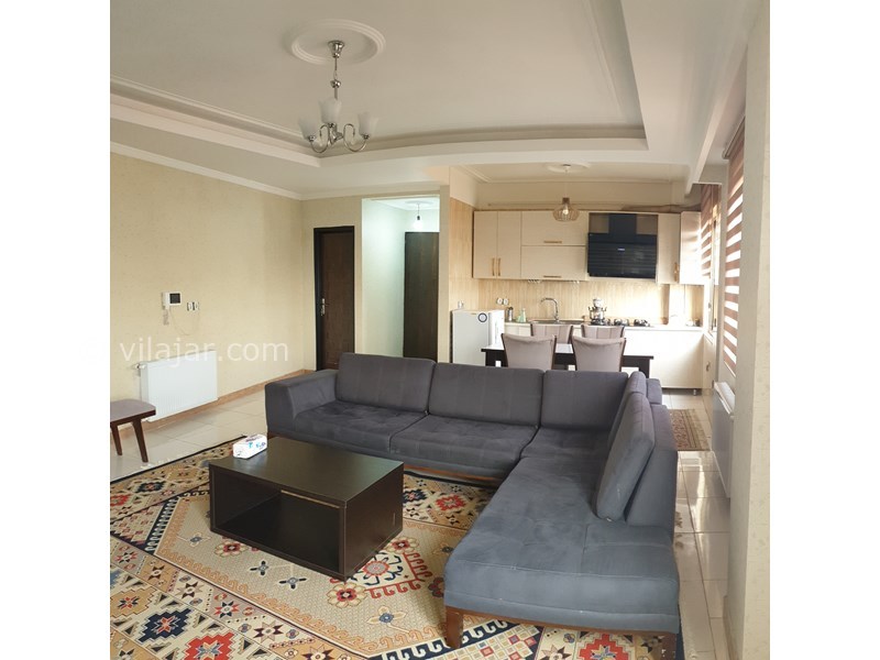 عکس شماره 755769 - اجاره آپارتمان در لنگرود - فضای پذیرایی و آشپزخانه