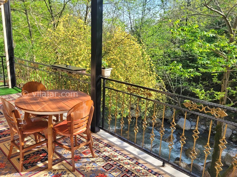 عکس شماره 756566 - ویلا با استخر لب رودخانه ماسال - چشم انداز تراس