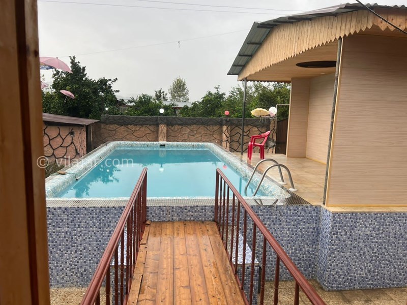 عکس شماره 756699 - کلبه چوبی با استخر چهار فصل در لفور - 