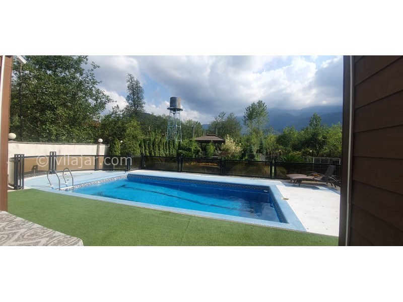 عکس شماره 762590 - ویلا با استخر روباز آبگرم متل قو - 