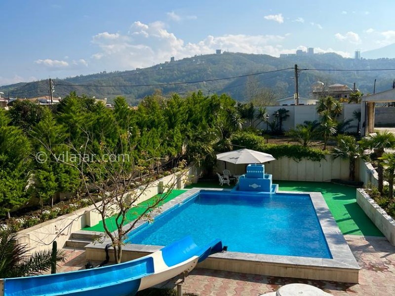 عکس شماره 766936 - اجاره ویلا با استخر روباز در رامسر - 