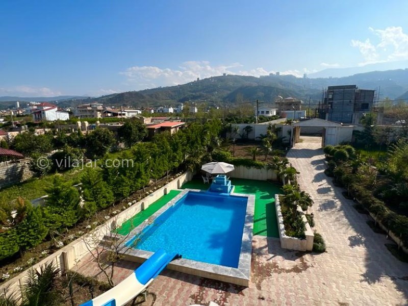 عکس شماره 766939 - اجاره ویلا با استخر روباز در رامسر - 