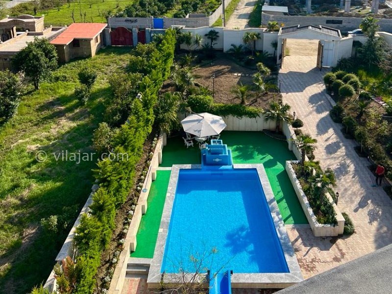 عکس شماره 766949 - اجاره ویلا با استخر روباز در رامسر - 