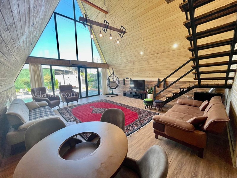 عکس شماره 767172 - کلبه چوبی با استخر روباز آبگرم رامسر - 