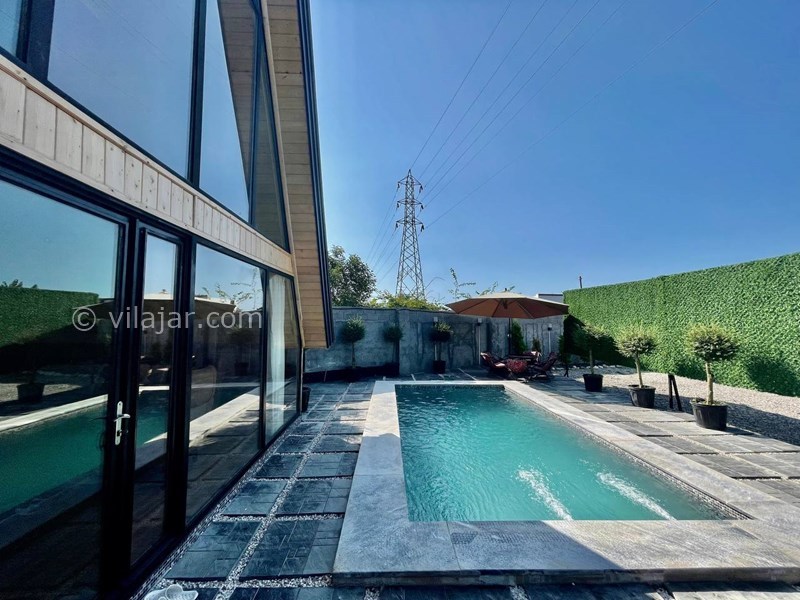 عکس شماره 767176 - کلبه چوبی با استخر روباز آبگرم رامسر - 