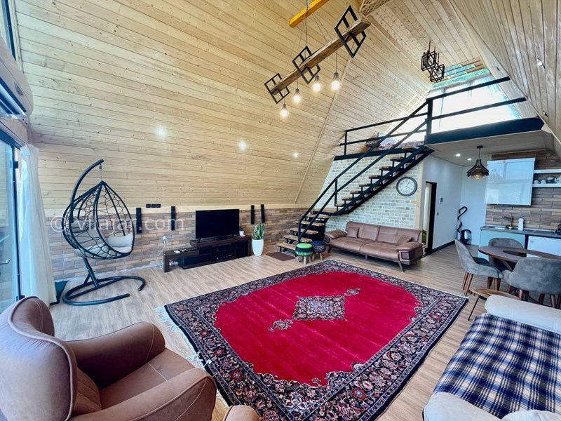 عکس شماره 767180 - کلبه چوبی با استخر روباز آبگرم رامسر - 