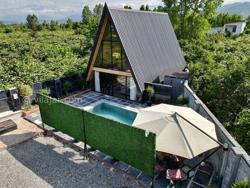 عکس شماره 767186 - کلبه چوبی با استخر روباز آبگرم رامسر - 