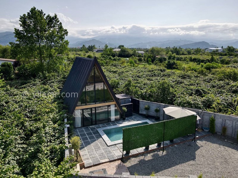 عکس شماره 767189 - کلبه چوبی با استخر روباز آبگرم رامسر - 