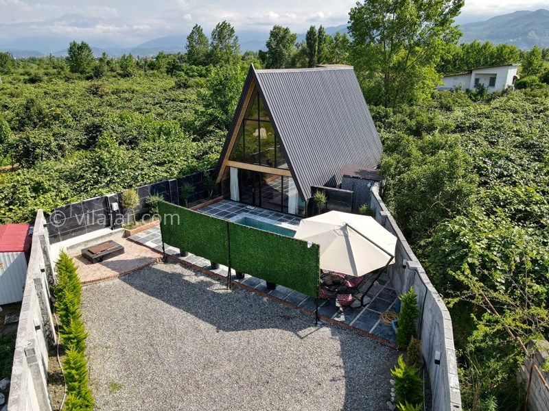 عکس شماره 767190 - کلبه چوبی با استخر روباز آبگرم رامسر - 