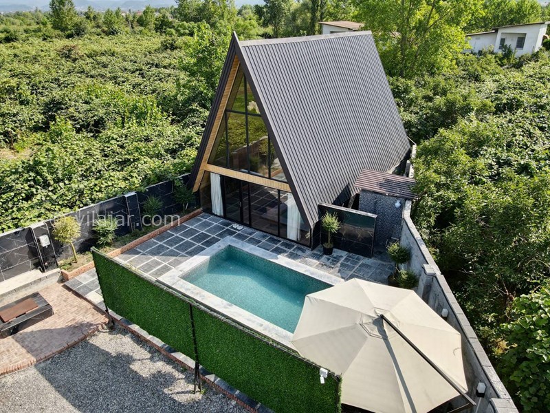 عکس شماره 767191 - کلبه چوبی با استخر روباز آبگرم رامسر - 