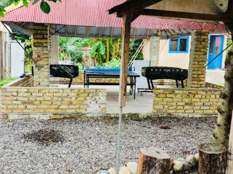 عکس شماره 767625 - اقامتگاه گلچین در فومن - آلاچیق و حیاط مشترک