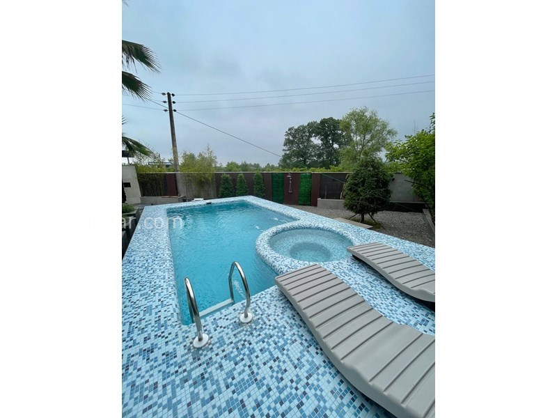 عکس شماره 767999 - کلبه چوبی استخر روباز نزدیک رامسر - 