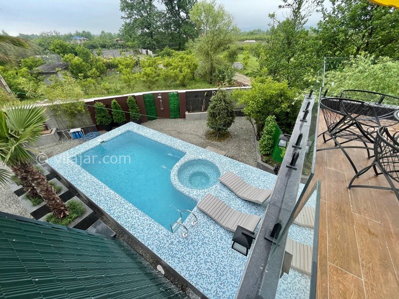 عکس شماره 768000 - کلبه چوبی استخر روباز نزدیک رامسر - 