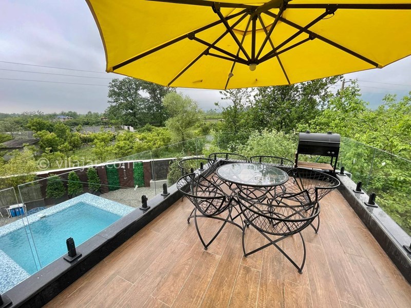 عکس شماره 768006 - کلبه چوبی استخر روباز نزدیک رامسر - 