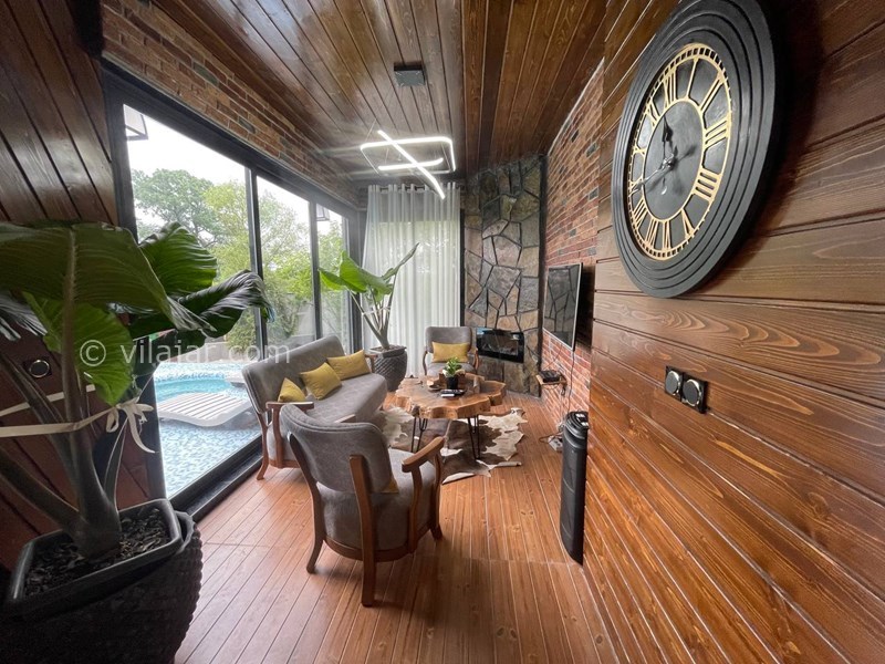 عکس شماره 768008 - کلبه چوبی استخر روباز نزدیک رامسر - 