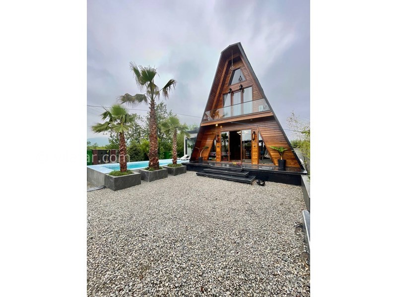 عکس شماره 768014 - کلبه چوبی استخر روباز نزدیک رامسر - 