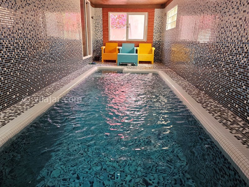 عکس شماره 769309 - اجاره ویلا استخردار در نوشهر - استخر ویلا سرپوشیده اب گرم