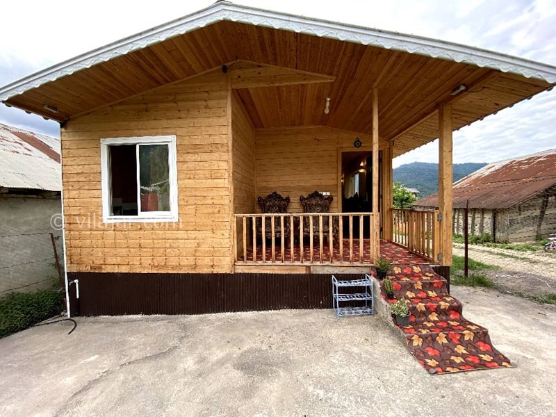 عکس شماره 769843 - اجاره کلبه چوبی جنگلی در ماسال - نمای کامل کلبه