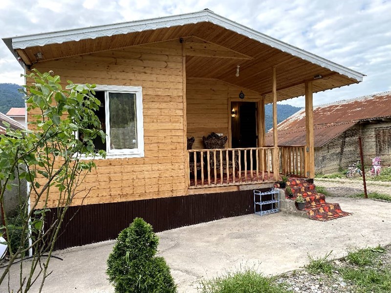 عکس شماره 769844 - اجاره کلبه چوبی جنگلی در ماسال - نمای کامل کلبه