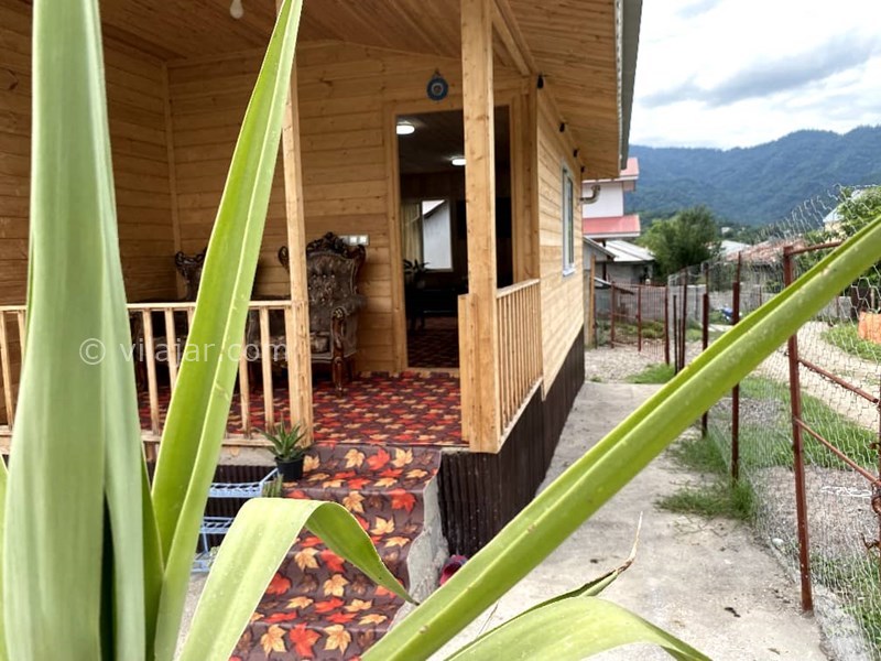 عکس شماره 769845 - اجاره کلبه چوبی جنگلی در ماسال - راهروی ورودی پارکینگ به حیاط کلبه