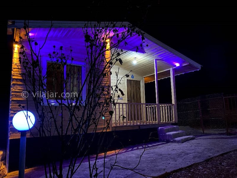 عکس شماره 769863 - اجاره کلبه چوبی جنگلی در ماسال - نمای شب