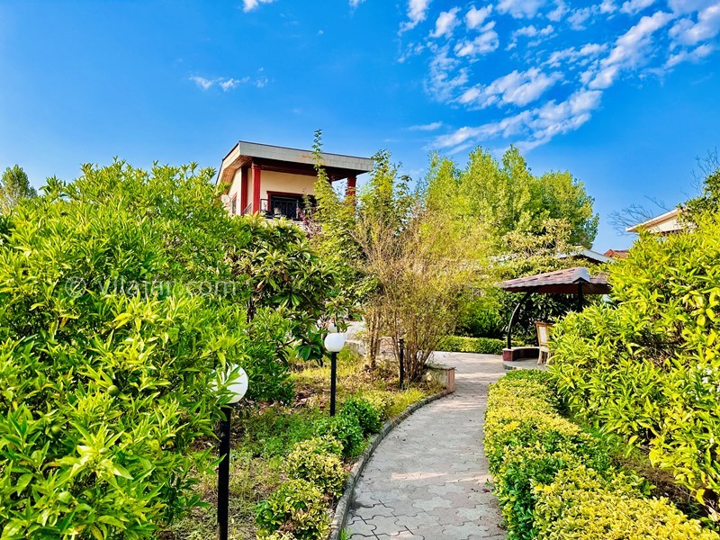 عکس شماره 781829 - ویلا با استخر بیلیارد نزدیک متل قو - حیاط پارک 