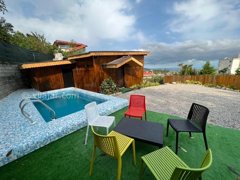 عکس شماره 783576 - کلبه چوبی با استخر آبگرم اربکله رامسر - 