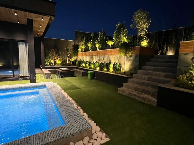 عکس شماره 789526 - اجاره ویلا با استخر روباز آبگرم رودهن - 