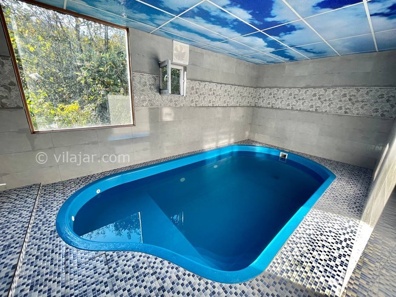 عکس شماره 791107 - کلبه چوبی سوئیسی با استخر رامسر - 