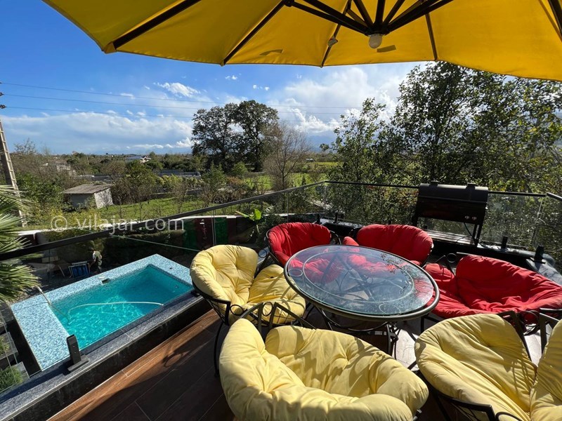 عکس شماره 794179 - کلبه چوبی استخر روباز نزدیک رامسر - 