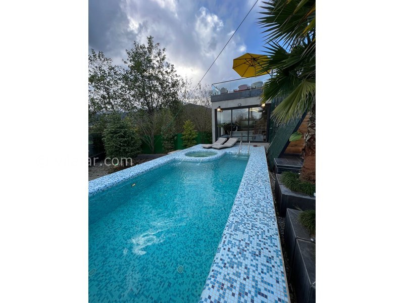 عکس شماره 794183 - کلبه چوبی استخر روباز نزدیک رامسر - 