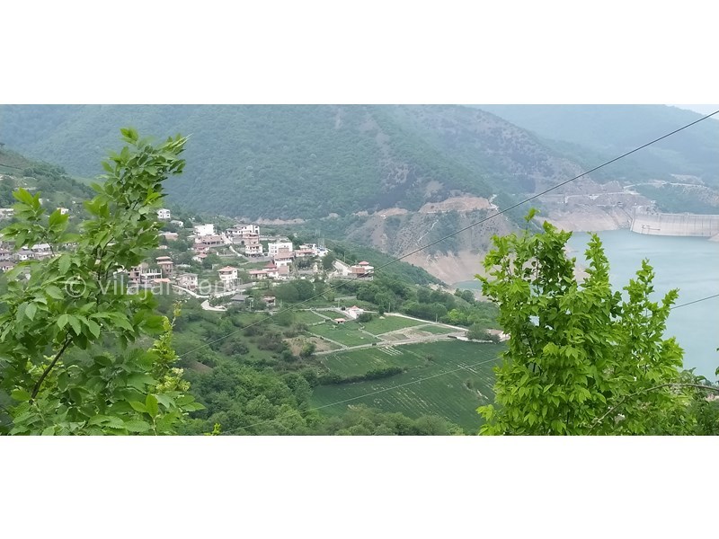 عکس شماره 797417 - اقامتگاه افراچال با ویو سد سلیمان تنگه - نمای روستا و سد
