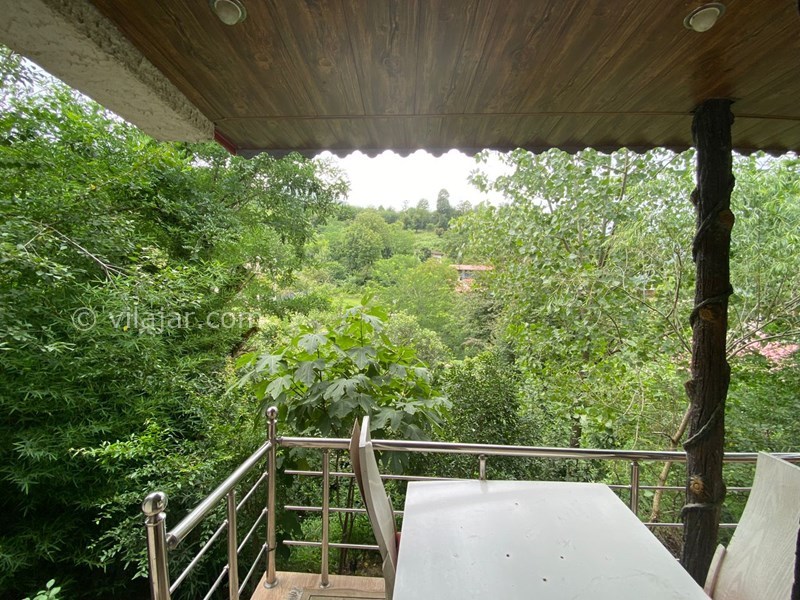 عکس شماره 802575 - اجاره ویلا جنگلی در ماسال - تراس پشتی