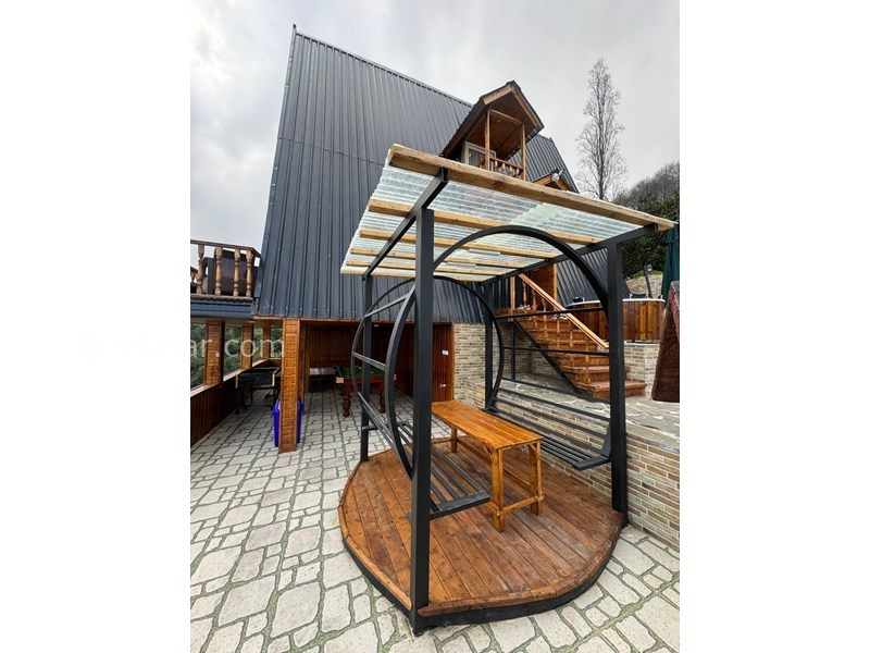 عکس شماره 804026 - کلبه جنگلی رامسر با جکوزی روباز - 