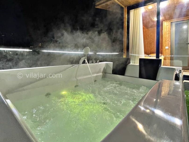 عکس شماره 805286 - کلبه چوبی با جکوزی در رامسر - 