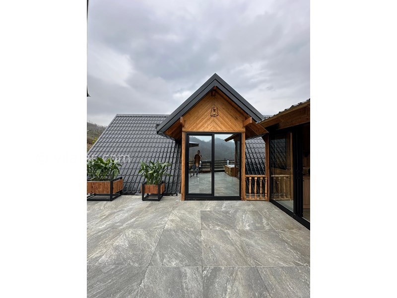 عکس شماره 809607 - اجاره کلبه چوبی با استخر در رامسر - 