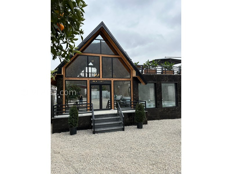 عکس شماره 809611 - اجاره کلبه چوبی با استخر در رامسر - 