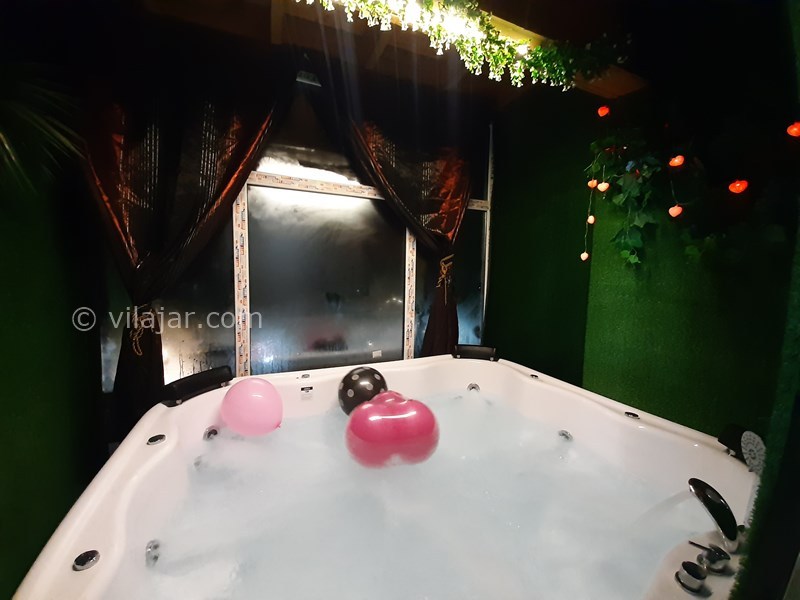عکس شماره 810489 - اجاره ویلا چوبی با جکوزی شیرگاه - جکوزی چهار نفره